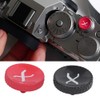 Camera Shutter Button,Black Red Paint Spraying Treatment Release Button,Shutter Release