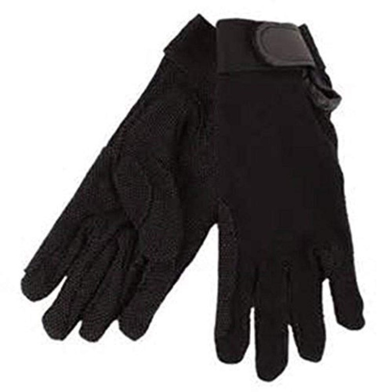 Hy5 Cotton Pimple Palm Gloves - Brown - L