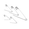 380 Piece Safety Pins Set in Black - 5 Sizes