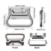 2 Pack Loaded Pull Handles, Heavy Duty Stainless Handles, Lifting