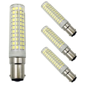 Edearkar 15W BA15D LED Corn Light Bulbs Natural Light 4000K, 136 LEDs 2835 SMD, Dimmable, Equivalent to 150W Halogen Bulb, AC110V, BA15D Base, Pack of 4