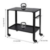 LIAPDG 2-Tiers Steel Welding Table, 36 x 18 x 36-3/8
