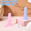 guduling 4 Pcs Facial Cups,Silicone Mini Facial Cupping Tool,Anti Cellulite