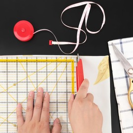 Ruler Grips, Transparent Quilting Rulers, Non-Slip Silicone Ruler Rings, Quilt Template Grips with Strong Adhesive (Strip, 10PCS)