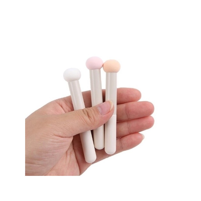 Round Concealer Sponge Brush Choose 1 - White Round Concealer