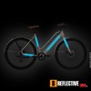 B REFLECTIVE - Kit 8 Stickers Retro Reflective Tape Scooter,