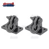 Sinocea0 Heavy Duty Front Bumper Shackle Tow Hooks Kit For