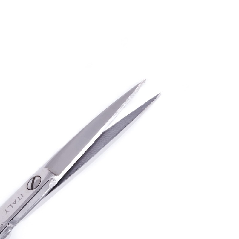 REFINE - Italy Eyebrow Scissors with Wooden Handle Spoolie Grooming