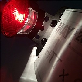 SMT-Black Custom Horizontal Vertical mount License Plate Bracket with Red Taillight Compatible With most Applications Harley Metric Bikes Choppers See picture Compatible With detail measurement