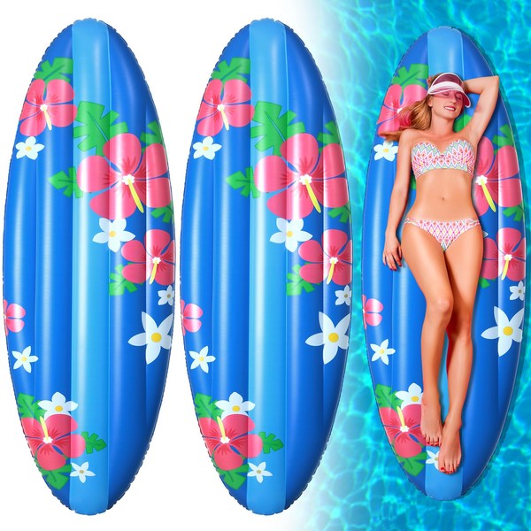 Rotatingpals 1 Pc Luau Surfboard Inflate, 5 ft Inflatable Surf