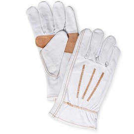 Garden Works Leather Mates Gardening Gloves, Medium, Goatskin Leather, Natural