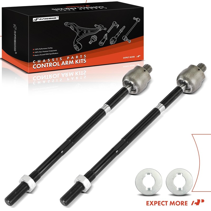 A-Premium 2Pcs Front Inner Tie Rod Ends, Compatible with Volkswagen