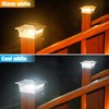 VOLISUN Solar Post Cap Lights: 2 - Pack Outdoor Post