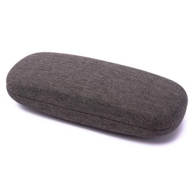 MIDI Midi Glasses Case, Hard, Stylish, Top and Bottom Target Shape, Fabric Material, Comfortable to Touch, Glasses Case Hard Case (case-012), gray