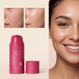 Base de Maquillaje Líquida de Cambio de Color - Base Líquida Ligera de Acabado Natural Brillante, Disimula y Uniformiza el Tono de la Piel, Fórmula Hi