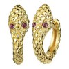 AT Jewellery - 9ct Yellow Gold Filled Small Python-Snake Ruby