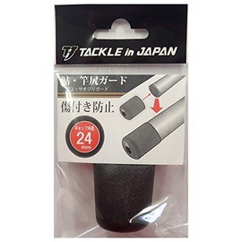 Tackle In Japan Ayu Butt Guard 0.9 inches (24 mm), Black