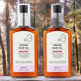 LAIP Hair Shine Hair Treatment Hair Serum R3 Argan Hair Oil Very Berry 2pcs 100ml / 라입 모발윤기 헤어트리트먼트 헤어세럼 R3 아르간 헤어 오일 베리베리 2개 100ml