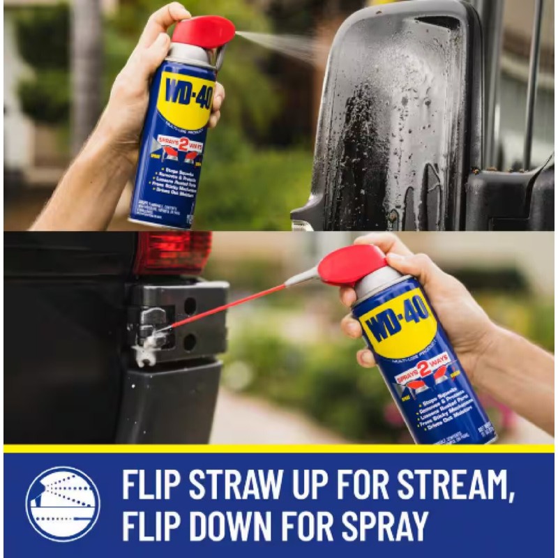 WD-40 8 oz. Original WD-40 Formula, Multi-Purpose Lubricant Spray with