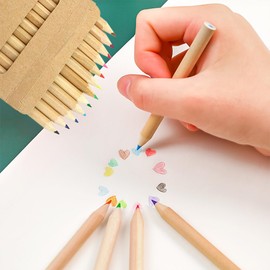 VAEIORP 2 Boxes of Colouring Pencils, Set of 12 Colouring Pencils, Colouring Pencils for Children, Art, Drawing, Sketching and Colouring