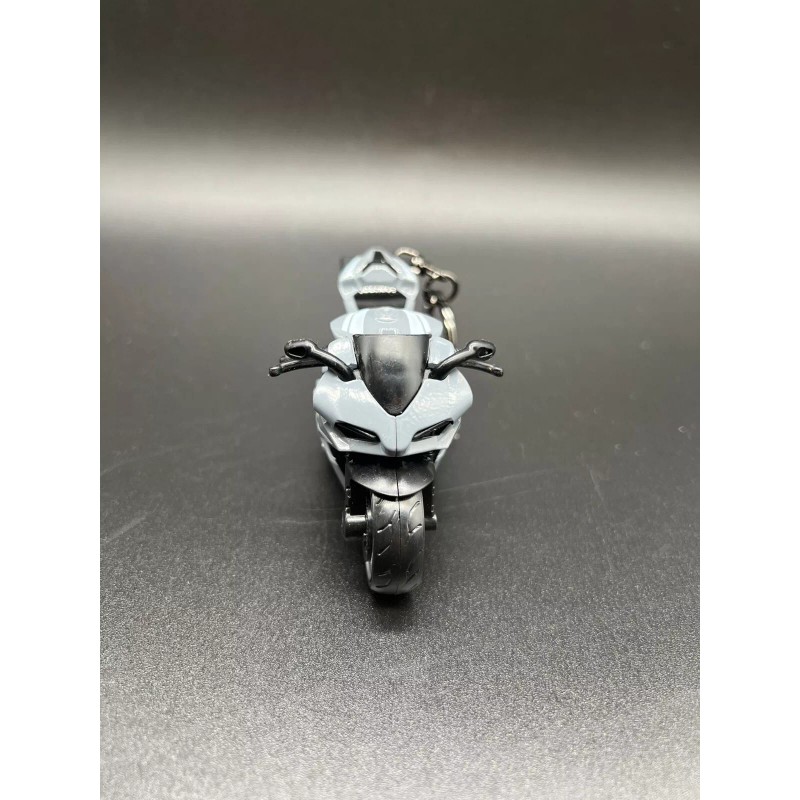 Mini Motorcycle Keychain Personality Keyring Backpack and Wind-Up Toy