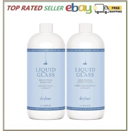 Drybar Liquid Glass Smoothing Shampoo & Conditioner Set, Smooth Shiny 33.8 fl oz