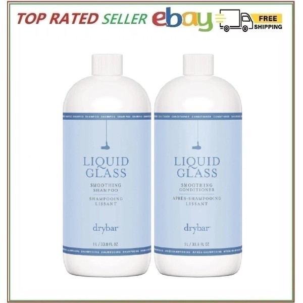 Drybar Liquid Glass Smoothing Shampoo & Conditioner Set, Smooth Shiny