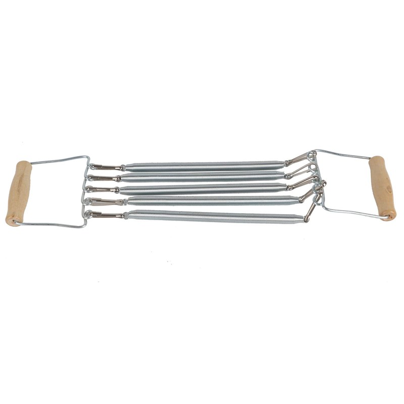 Chest Expander,Wooden Handle Detachable Spring Spring ex Home Exercise Muscle