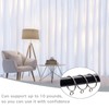Openable Curtain Rings with Eyelets,1inch Heavy Duty Rustproof Metal Drapery