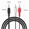 JAMEGA - 3 m RCA Audio Cable Stereo 3.5 mm