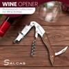 SALCAS Wine Opener, Professional Corkscrew Wine bottle Opener with Foil