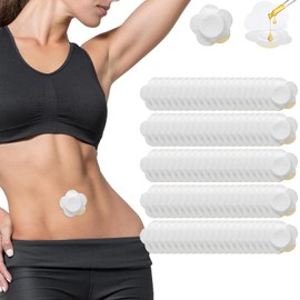 ​100uds Parches Autoadhesivos de Aceite de Ricino para Ombligo | Paño Spunlace Absorbente de castor oil patches,Autoadhesivo Parches de Aceite Ricino丨Aceite No Incluido