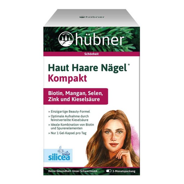 Huebner Skin Hair Nails Compact, 90 Gel Capsules (1)