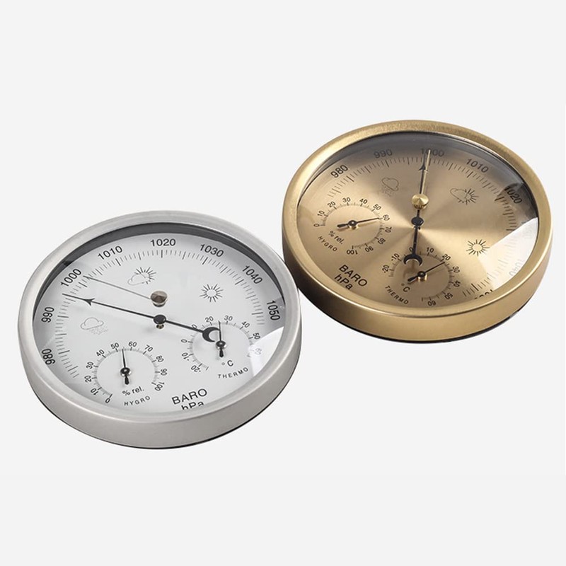 Artispro Barometer, Hygrometer, Thermometer, Analog, Stylish, Temperature Humidity Meter, Room
