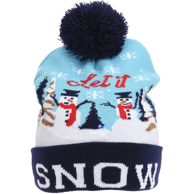 MIK funshopping Funny Christmas Hat Poodle Hat Beanie Hat with