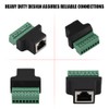Terminal de Tornillo RJ45, Conector RJ45 Hembra de DVR Ethernet