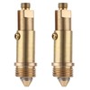 2 Pcs Basin Sink Clicker Pop Up Tub Drain Stopper