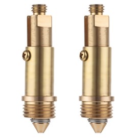 2 Pcs Basin Sink Clicker Pop Up Tub Drain Stopper Sink Pop Up Stopper Pop Up Bolt Basin Bath Sink Drain Click Clack Replacement Plug Bolt Spring Brass Push Spring Plug for Most Sink Tub Basin Drain