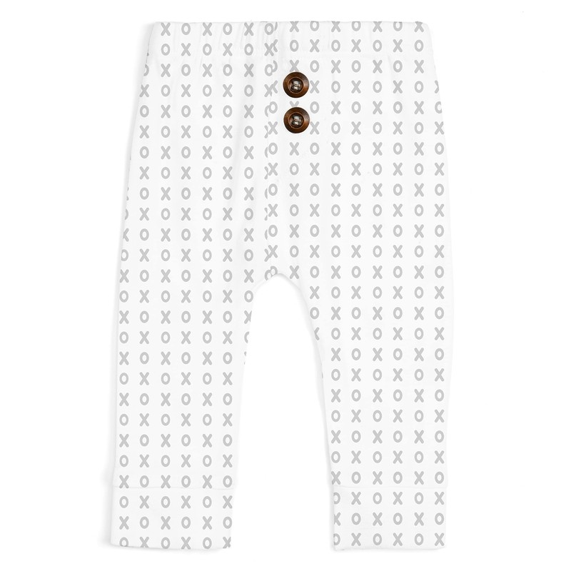 BaeBae Goods Grey Clouds Baby Pants Set (24 Months)