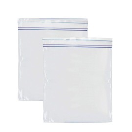 EcoQuality 1 Quart 32oz Size Food Storage BPA Free Resealable Clear Plastic Bags 7 x 9 Inch for Fruits Snacks Meat Meal Prep Leakproof Freezer Safe (400)