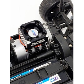 Nitro Hobbies 30mm Alum Case Cyclone Cooling Turbo 1/10 Motor Fan Black