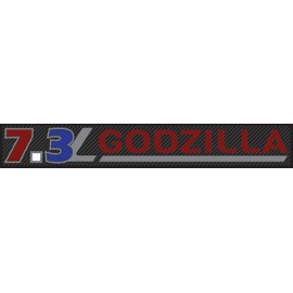7.3 L ...Emblem Decal Badge fits Ford F250 & F350 Trucks..#TR03 Product