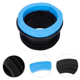 KONTONTY Rubber Toilet Replacement Gasket Durable Sealing Ring for Closestool Prevent Odor and Leakage Suitable for Standard Toilet Installations Random Style