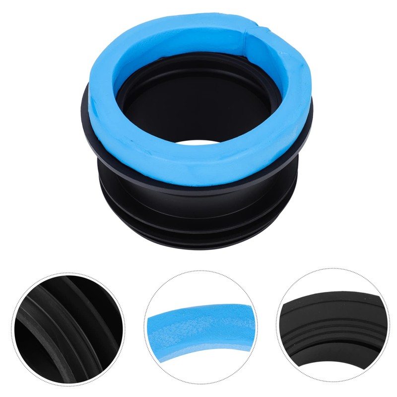 KONTONTY Rubber Toilet Replacement Gasket Durable Sealing Ring for Closestool