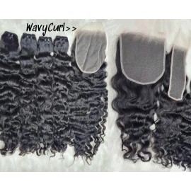 HD Lace Frontal Brazilian Human Hair 4x4 6x6 5x5 HD Lace Closure With Baby Hair Bundles With Hd Swiss Lace Frontal Burmese Wavecolor: wavy curly, stretched length: 14inches, toupee size: 2x6