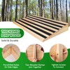 Wooden Threshold Ramp for Home Steps, 4" Rise Door Ramp
