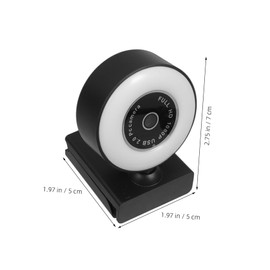 TEHAUX USB Live Streaming Webcam with Noise Reduction Microphone High Definition Meeting Camera Touch Control Brightness for Live Broadcast Gaming Photography and Conferencing