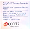 Cooper NEW Cooper FS-2B 14/15/20W Fluorescent Lamp Starter with Condenser