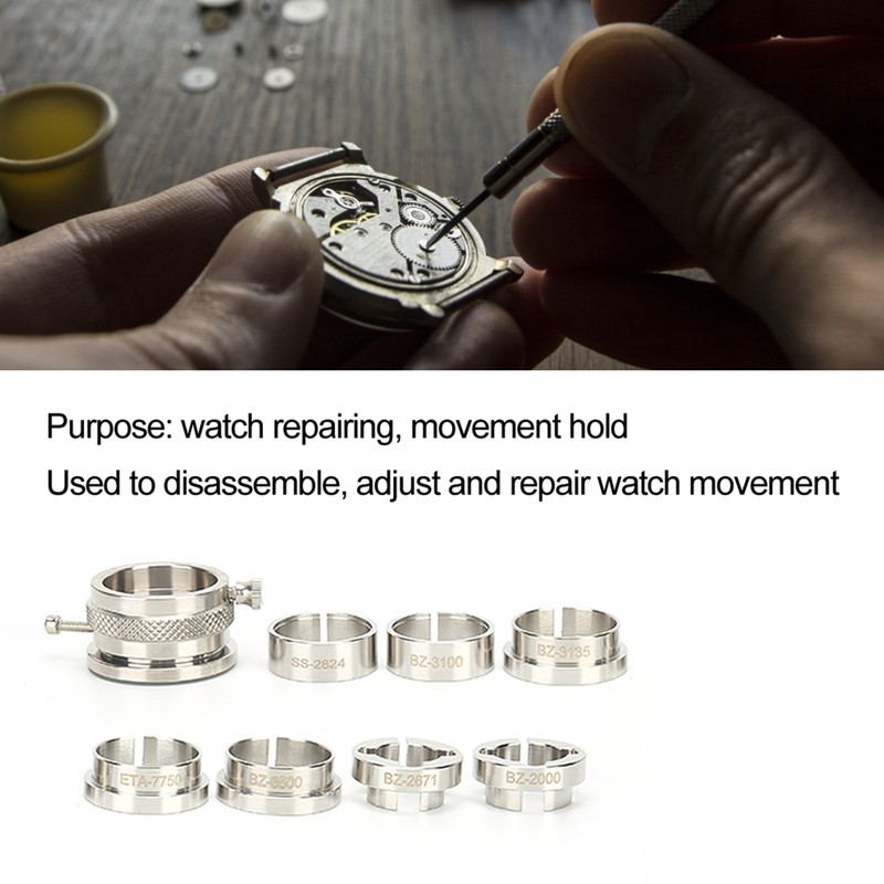 Steel Watch Movement Hold for BZ‑2000 ETA‑7750 BZ‑2824 BZ‑3135 BZ‑2671