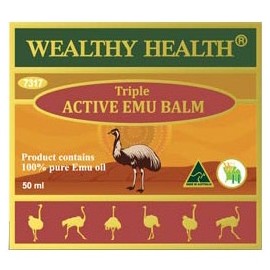 Wealthy Health Triple Active Emu Balm 50ml